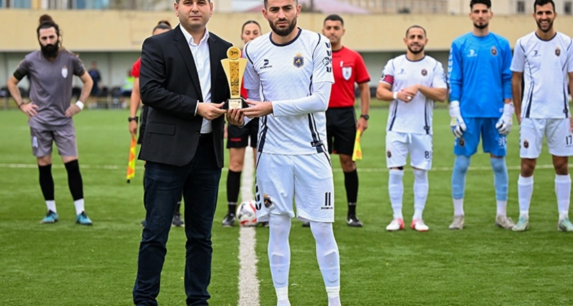 “Xankəndi”nin futbolçusu mükafatlandırıldı
