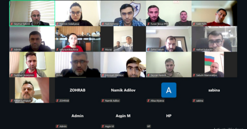 Klub nümayəndələri ilə onlayn görüş keçirilib